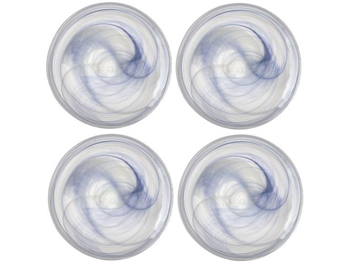 Leonardo Teller Salerno 28cm, 4er Set - Material: Glas - 1418