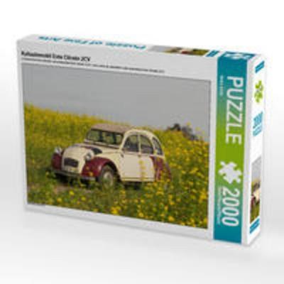CALVENDO Puzzle Kultautomobil Ente Citroën 2CV 2000 Teile Puzzle quer | 2000 Teile Lege-Größe 90 × 67 cm Foto-Puzzle für glückliche Stunden