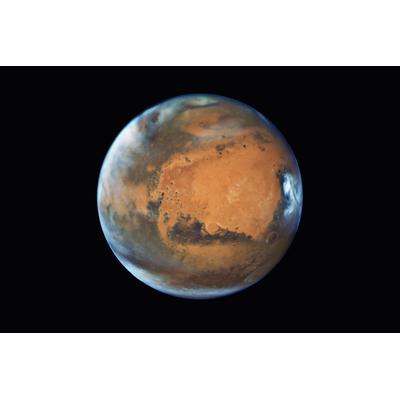 Fototapete PAPERMOON "MARS-WELTALL PLANETEN UNIVERSUM GALAXIE SONNEN SYSTEM", bunt, B:4m L:2,6m, Vlies, Tapeten