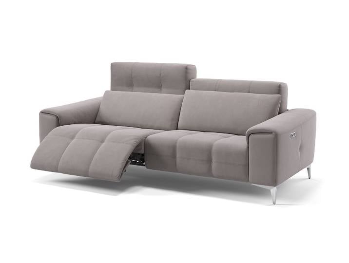 Designer Stoff Sofa SALENTO 3-Sitzer Relax Couch Relaxcouch
