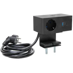 Kopp 939805305 VersaQ-HUB, USB-A/C, Induktion., schwarz