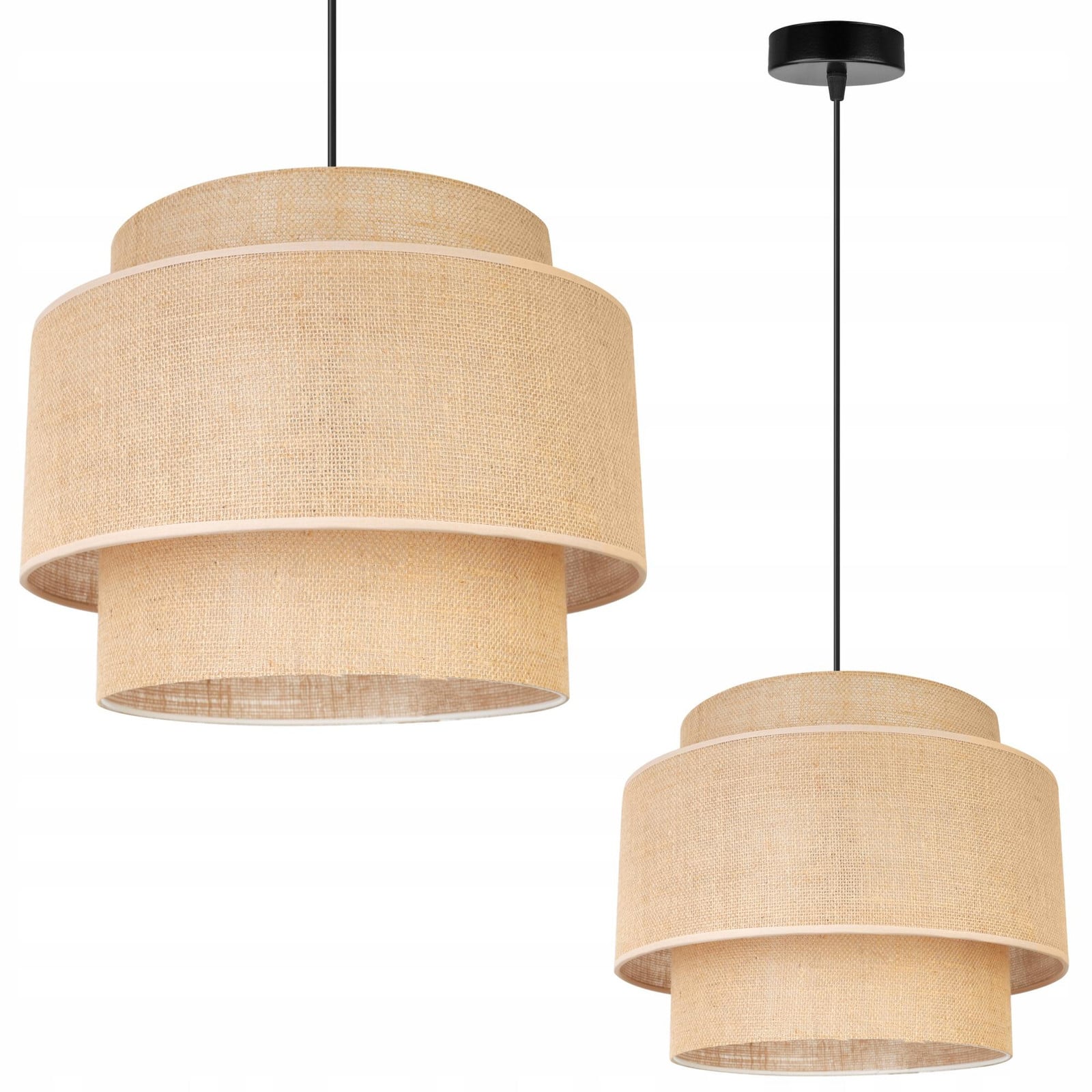 LIGHT HOME LH Hanglamp in boho-stijl van jute
