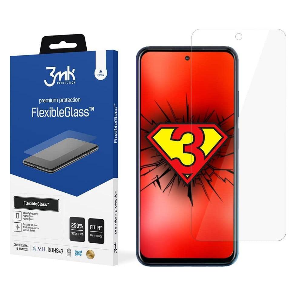 3MK FlexibleGlass HTC Desire 21 Pro 5G Hibridin-Stiklas (1 Stk., HTC Desire 21 Pro 5G) (3MK1493)