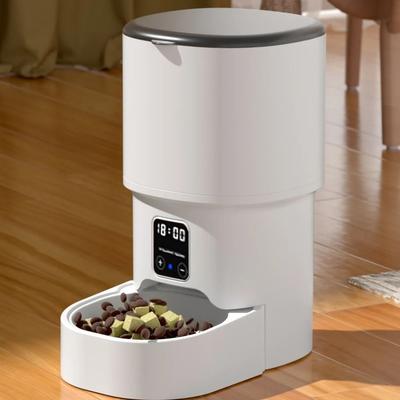 Uplifted Finds 4L Intelligent Automatic Smart Pet Food Dispenser button Pet Feeder