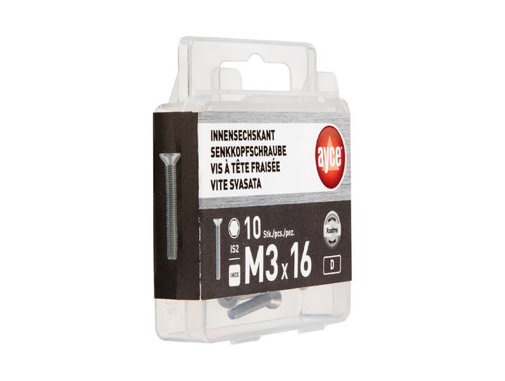 Senkkopfschraube HEX inox