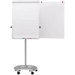 Maul Mobiles Flipchart MAULoffice (B x H) 70 cm x 100 cm Silber Inkl. Ablageschale, Inkl. Papierhalterhalter, Inkl. Blockhalter, höhenverstellbar, 6375095
