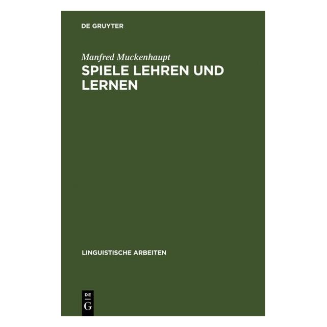De Gruyter Muckenhaupt:Spiele lehren und lernen (67827495)