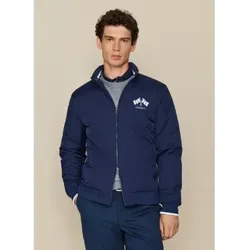 Hackett London für Herren. HM4000233 Windbreakerjacke LRC Marine (3XL), Lässig, Polyester