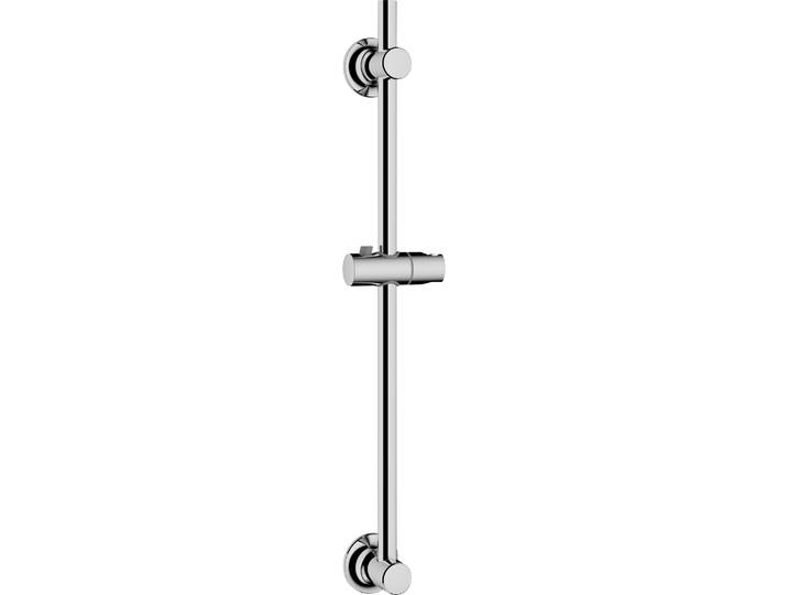 Duschstange WENKO, silber (silberfarben), T:70cm, Duschkopfhalterungen, Duschstange, Chrom