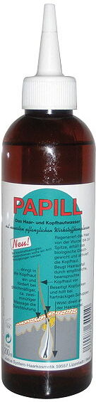 200ml Justus Professional Papill Haar- und Kopfhautwasser