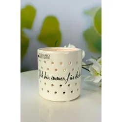 Mazano Kreise 10cm creme/silber
