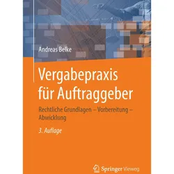 Vergabepraxis für Auftraggeber, Fachbücher von Andreas Belke