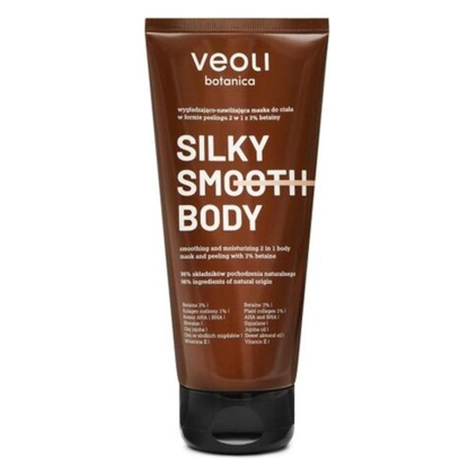 Veoli Botanica Silky Smooth Body wygładzająco-nawilżająca maska do ciała w formie peelingu 180ml (180 ml) (37891276)