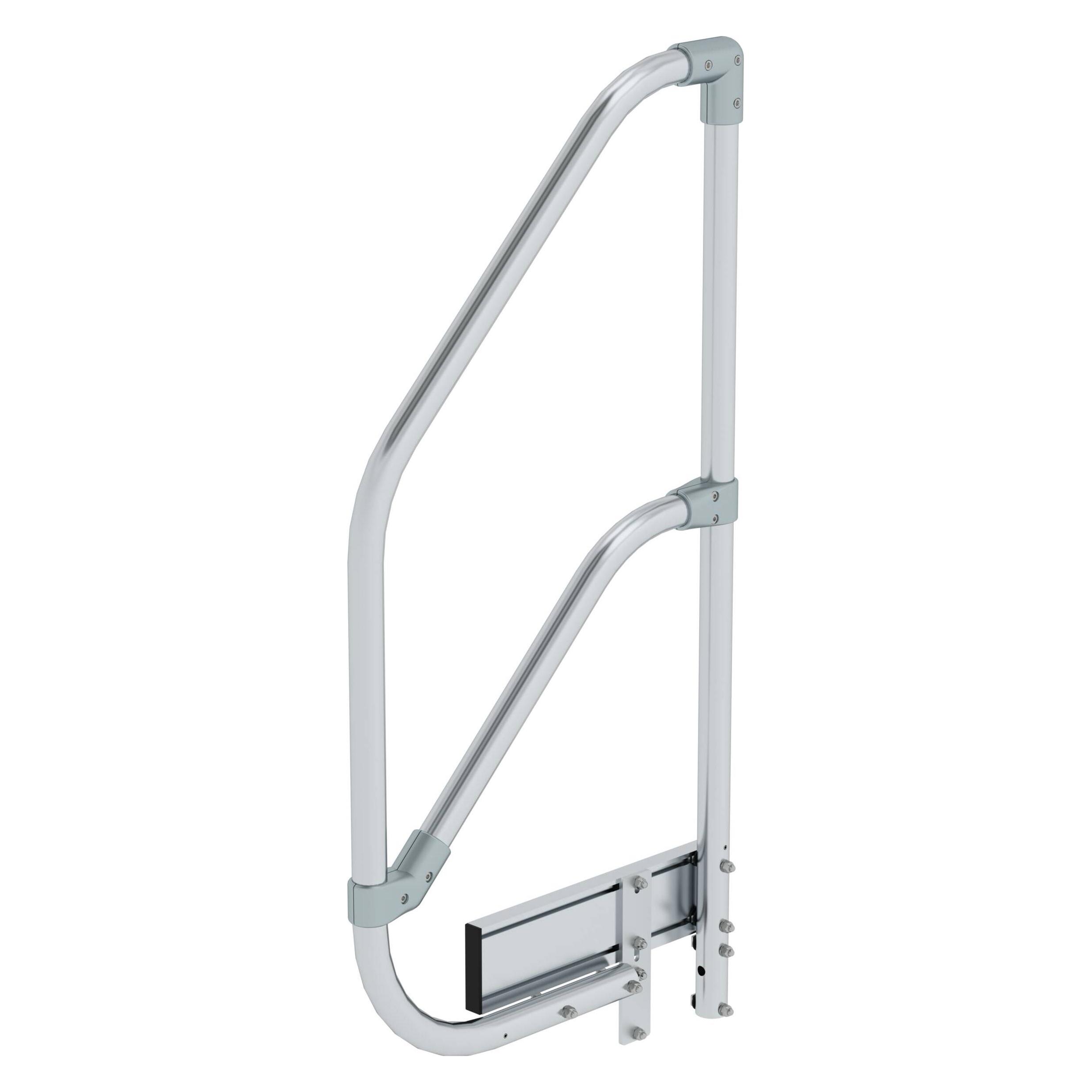 kaiserkraft Geländer einseitig für Arbeitspodest fahrbar einseitig 2 Stufen (Gerüst, 122 cm) (228733)