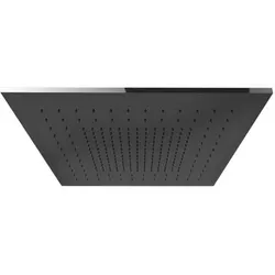 Gessi Afilo, Verkleidung (Cover) der Kopfbrause 500x500 mm Strahlart Regen, muss zusätzlich bestellt werden, 57012706, Farbe: Metall Schwarz PVD