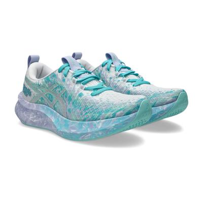 Laufschuh ASICS "NOOSA TRI 16", Damen, Gr. 37,5, weiß, illuminate mint, Synthetik, Schuhe Laufschuh, besonders für Triathlon geeignet