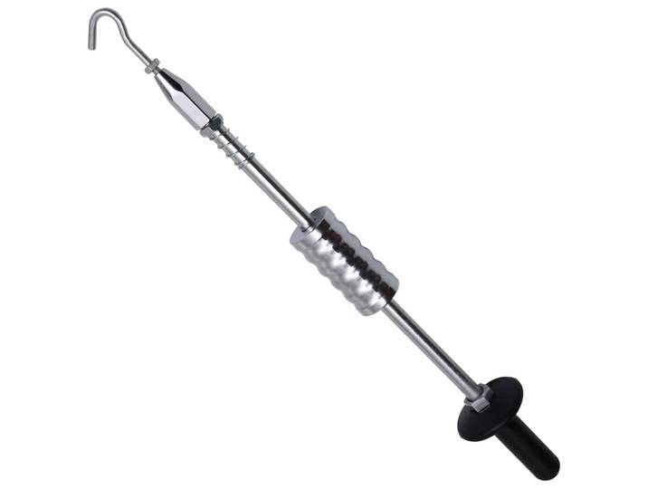 Vidaxl – Marteau À Inertie Avec Crochet 63 Cm – Acier Au Carbone – Réparation Carrosserie – Force De Traction Élevée Pour Bosses Critiques