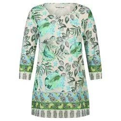 Shirt Trine Green Cotton weiss, 38