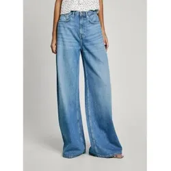 Pepe Jeans für Damen. PL205015 Weit geschnittene Jeans Mw Vintage blau (26/34), Lässig, Baumwolle, Denim, Nachhaltig