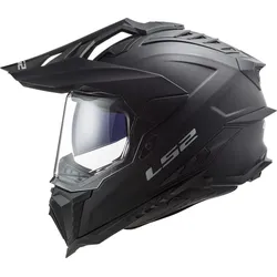 LS2 Endurohelm MX701 EXPLORER CARBON L Schwarz matt