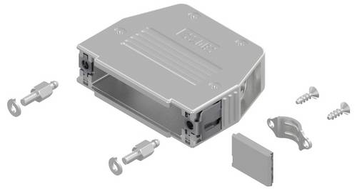 Conec SnapLock 16-003220E D-SUB Gehäuse Polzahl: 25 Kunststoff, metallisiert 90°, 180° 1St.
