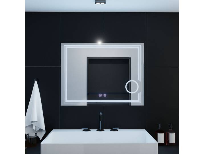 Miroir Led Rectangulaire 80x60 Canto Touch Desembuage Gradable