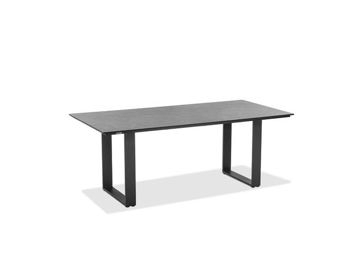 Niehoff Garden Gartentisch, Anthrazit, Grau, Kunststoff, rechteckig, Kufe, 95x76x220 cm, wetterbeständig, Gartenmöbel, Gartentisch, Gartentische