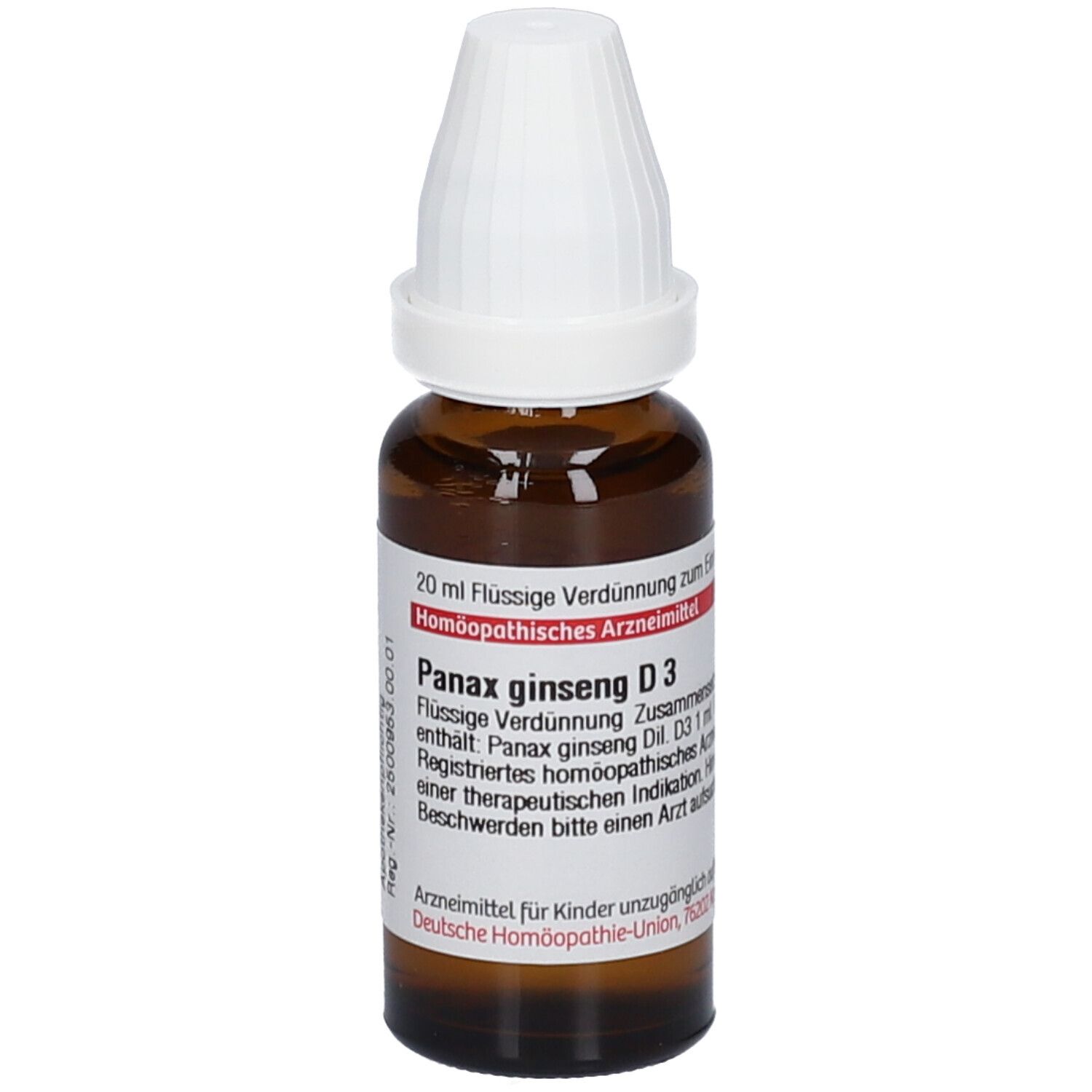 Panax Ginseng D 3 Dilution 20 ml