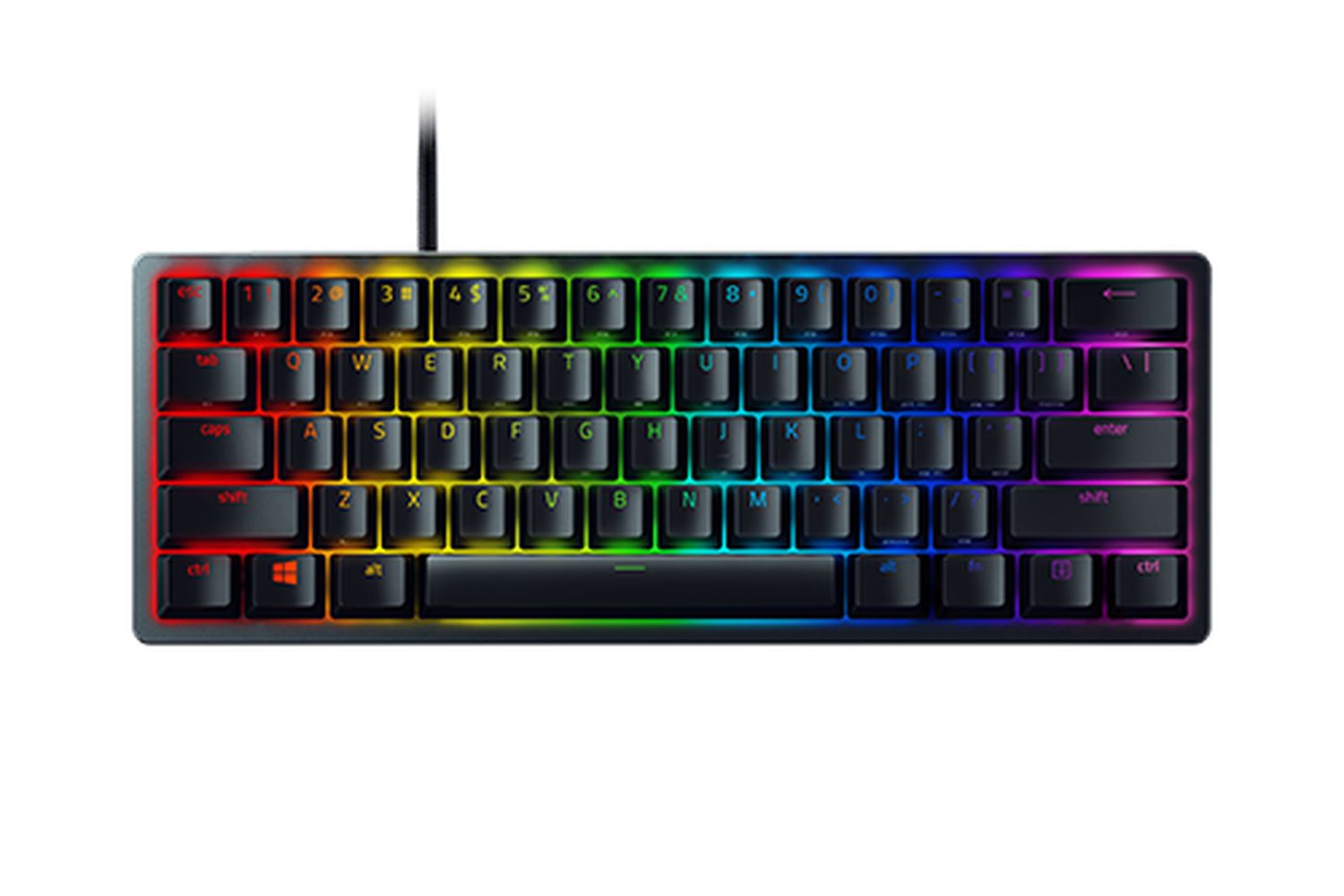 Razer Huntsman Mini RGB-LED Gaming Tastatur USB (Schwarz) 4125301