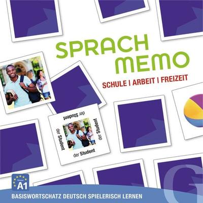 SPRACHMEMO Schule, Arbeit, Freizeit, Game von 829586, Hueber, 978-3-19-829586-1