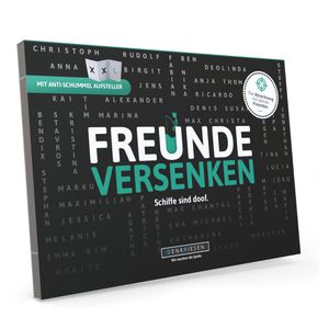 Denkriesen Spielblock FV3001, Freunde Versenken, ab 8 Jahre, 21 x 14,8cm, 80 Blatt