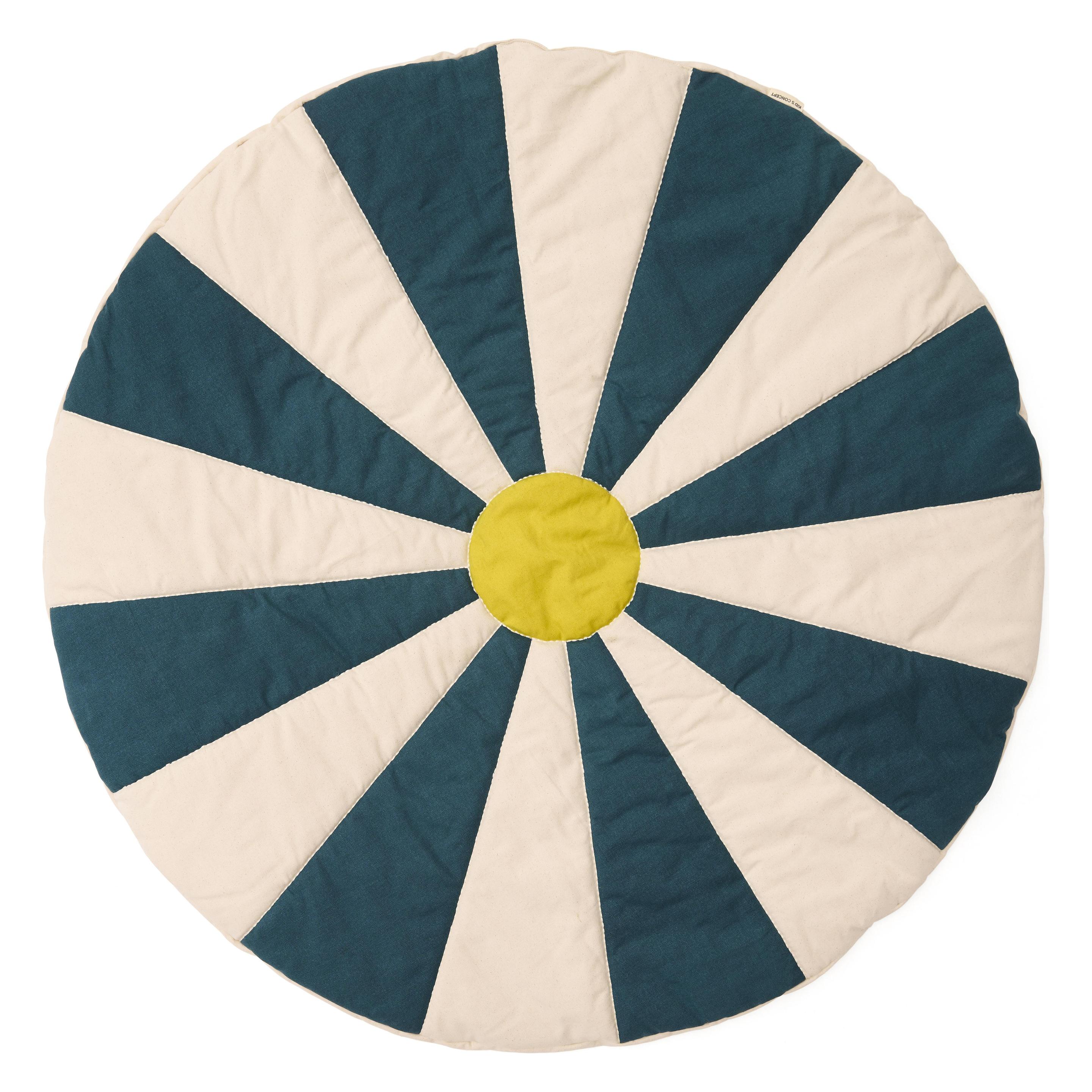 Kids Concept - Play Mat Circus - Teal - 112x112x2 cm (1001059)