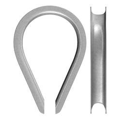 dörner + helmer 4816054 Kausche 10 mm Stahl galvanisch verzinkt 5 St.