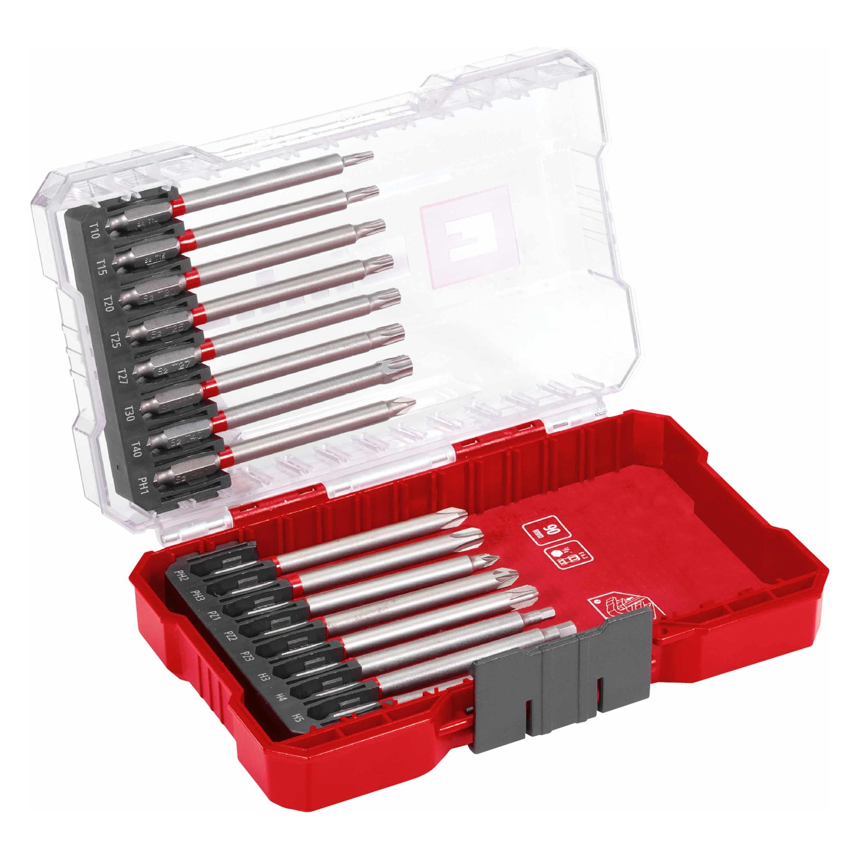 Einhell 118973 Bit-Set 16teilig (Innensechskant, Kreuz Pozidriv PZ) (118973)