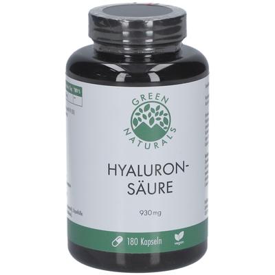 Green Naturals Hyaluronsäure 930 mg vegan Kapseln 180 St
