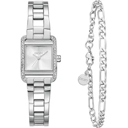 DKNY Mini square watch setsilver DK1L143M0015 - silber - 21 x 27mm