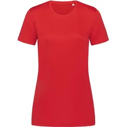 Stedman Damen Interlock Sport T-Shirt Active-Dry ST8100 crimson red M