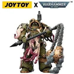 Joy Toy Warhammer 40,000 Actionfigur Death Guard Blightlord Terminator 2 with Flail of Corruption 14 cm