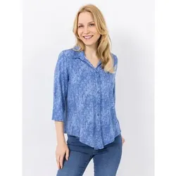 KIM & CO. Shirt, 3/4-Arm Brazil Knit Jersey Knopfleiste figurumspielend