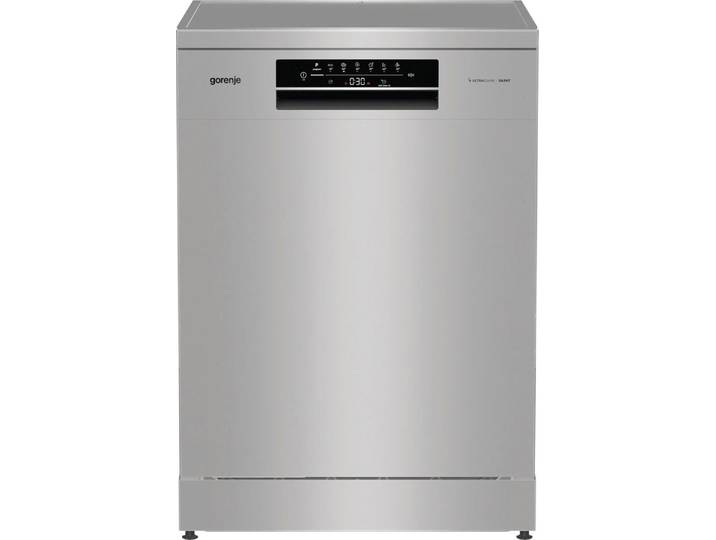 GORENJE Standgeschirrspüler GS 642E90X , Energieeffizienz: E, silber, B:59,9cm H:84,5cm T:59,7cm, Geschirrspüler, Total AquaStop, Standgeschirrspüler