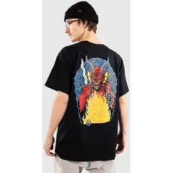 Santa Cruz X Stranger Things Hellfire Pit T-Shirt black Gr. S