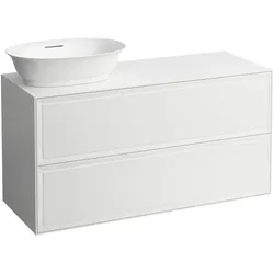 Laufen Waschtischunterbau „THE NEW CLASSIC“ 1177 × 600 × 457 mm Verkehrsgrau, links