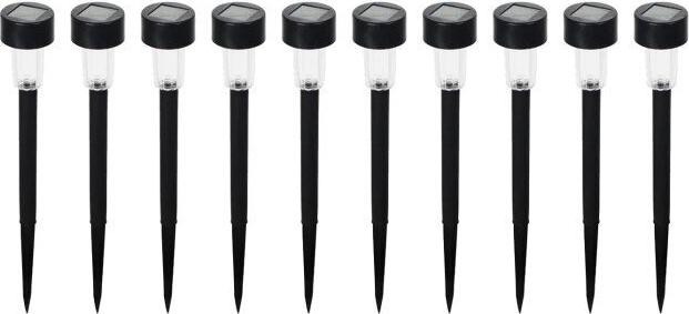 KOBI Solar Tuinpaal LED ZEN 6000K IP44, Set van 10 stuks