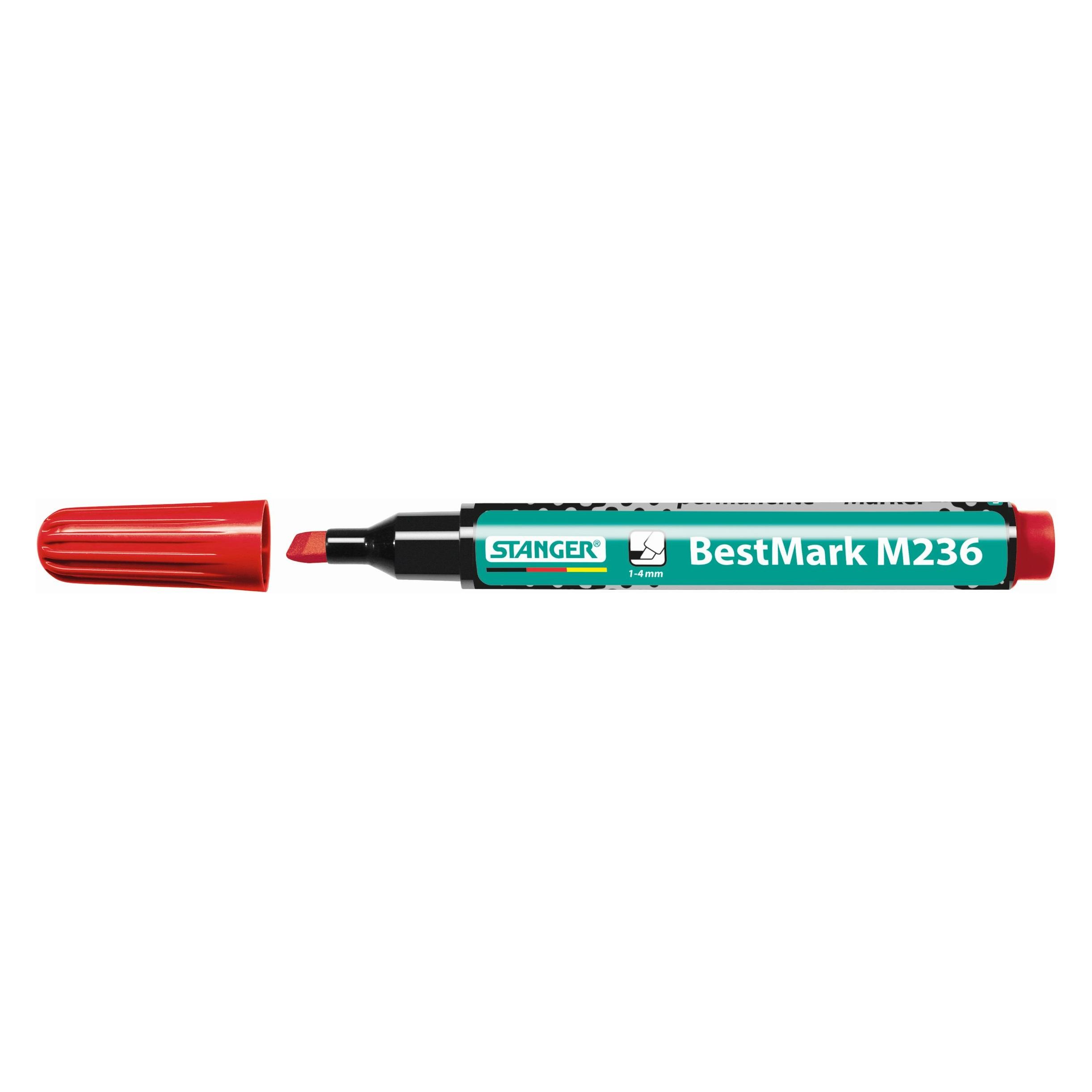 Stanger BestMark M236 Permanentmarker rot 1,0 - 4,0 mm, 1 St. (1x) (712006)