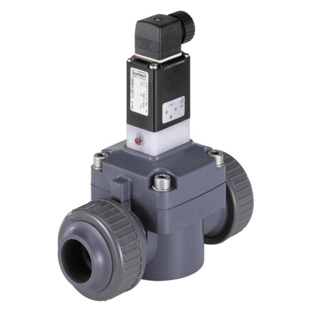 Bürkert 2/2-Wege-Magnetventil für aggressive Medien, Klebemuffe (42079)
