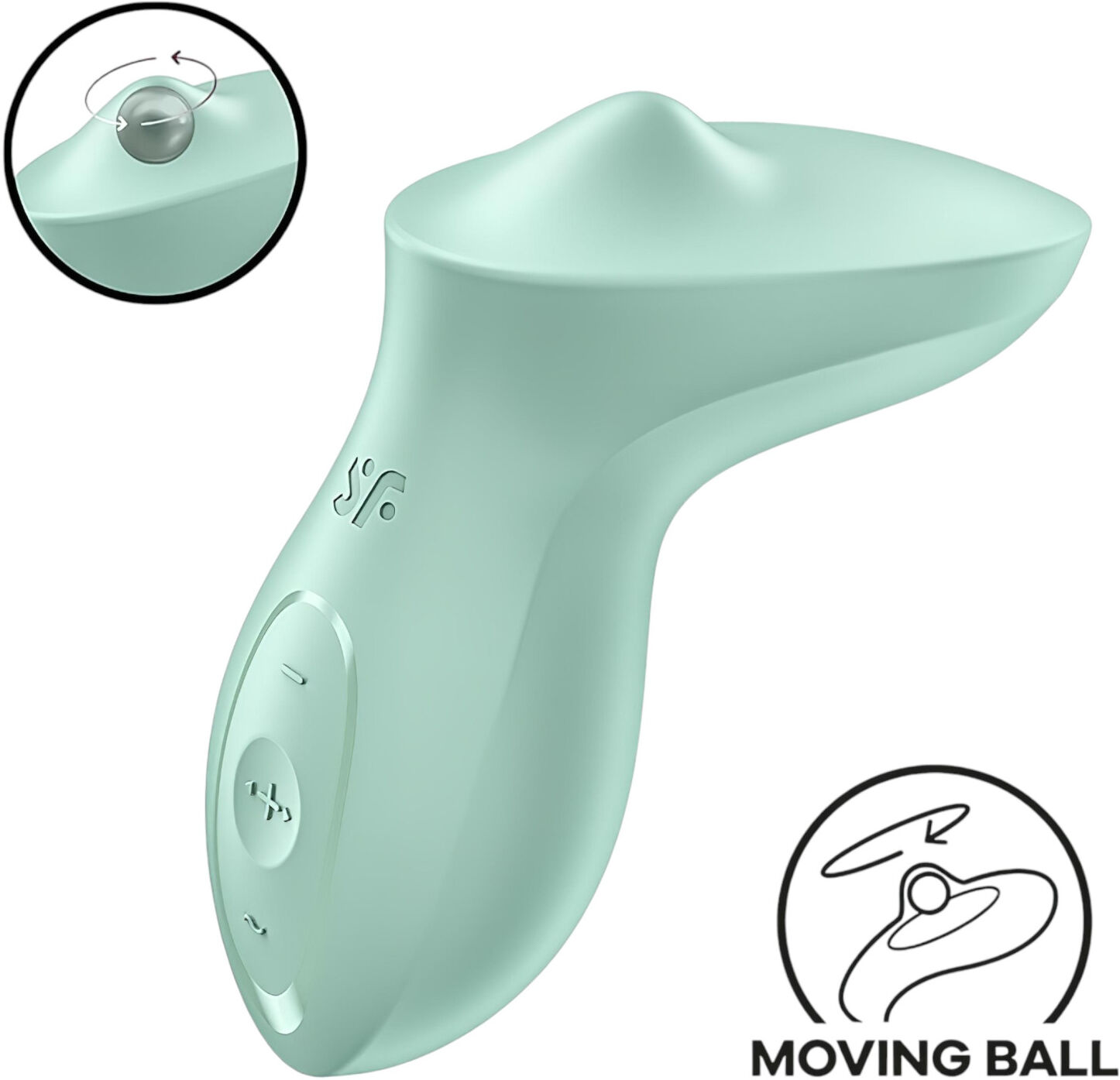Satisfyer Exciterrr - rotating beaded clitoral vibrator (green)