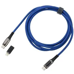 TROIKA CBL20/DB USB Kabel 2 m USB C USB C/Lightning 100 W Blau