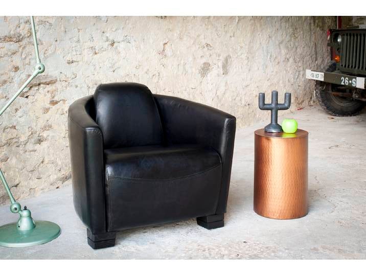 Fauteuil club noir Red Baron