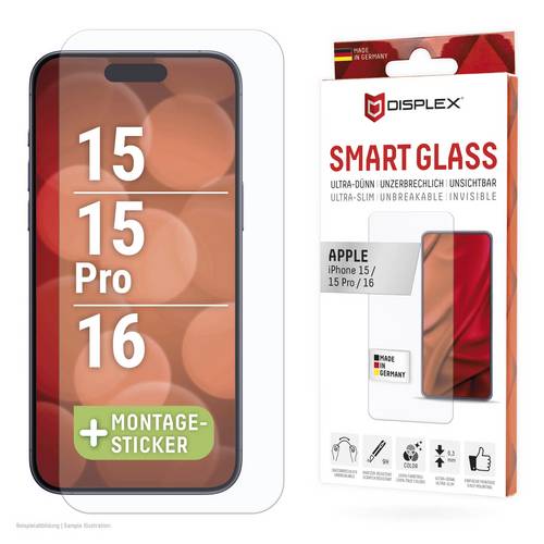 DISPLEX Smart Glass Iphone 15/15 Pro/16