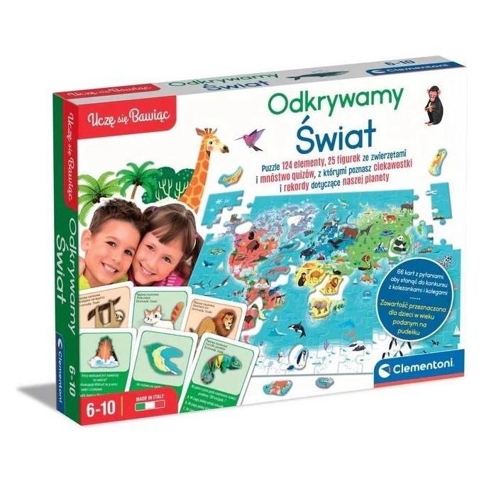 Clementoni Mit dem Spiel entdecken wir die Welt (50779 CLM)